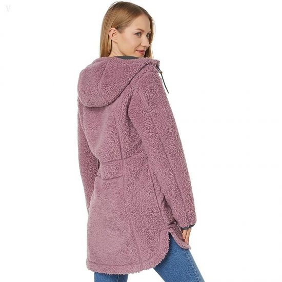 L.L.Bean Mountain Pile Fleece Coat Iris Mauve ID-csBlLIO3