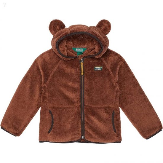 L.L.Bean Hi-Pile Fleece Jacket (Toddler) Dark Barley ID-LopEKF3O