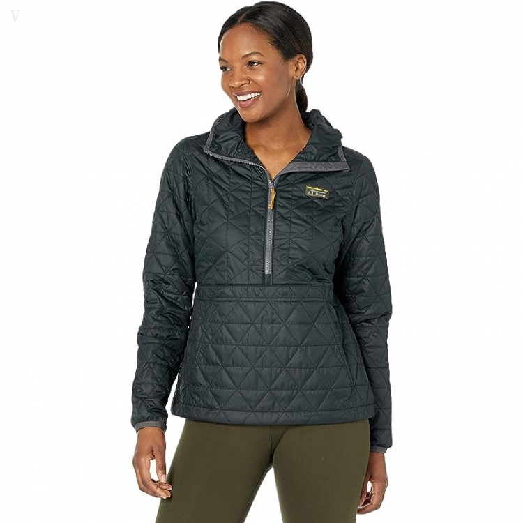 L.L.Bean Katahdin Insulated Pullover Black ID-EJ1T2zkS - Click Image to Close