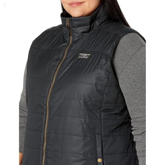 L.L.Bean Plus Size Mountain Classic Puffer Vest Black ID-GnnlZYpL