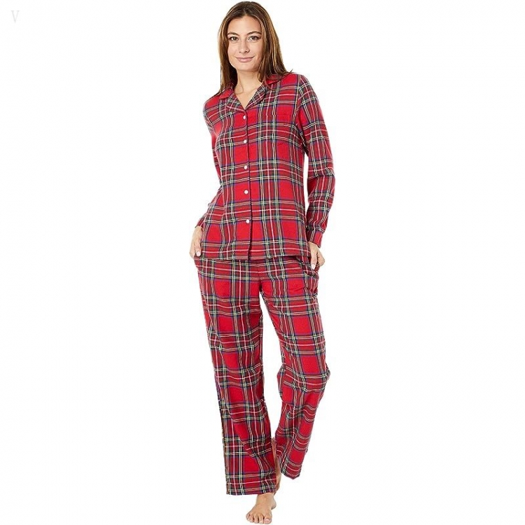 L.L.Bean Scotch Plaid Flannel Pajamas Plaid Royal Stewart Tartan ID-8ATsZUZx - Click Image to Close