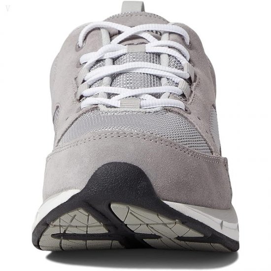 L.L.Bean Bean\'s Comfort Fitness Walker Suede Mesh Frost Gray ID-4AkMGRqX