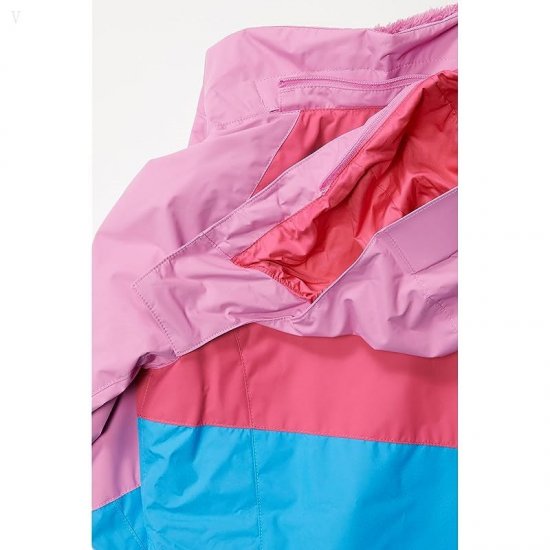 L.L.Bean Fleece Lined Color-Block 3-in-1 (Little Kids) Orchid/Pink Berry ID-K85wvDFi