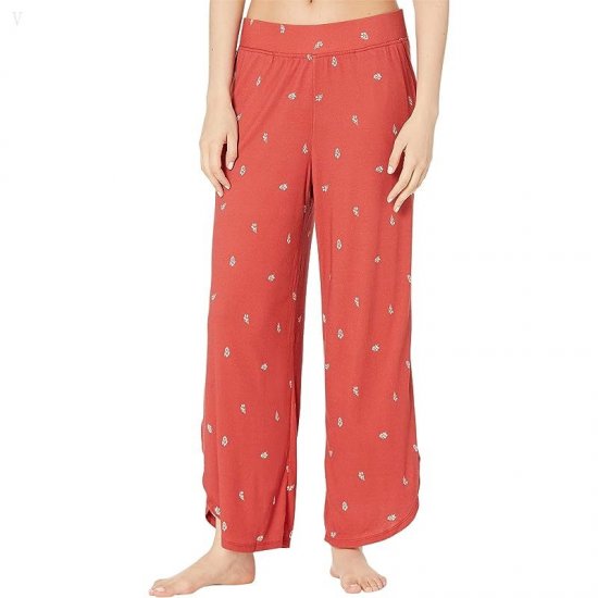 L.L.Bean Restore Sleep Pants Print Deep Coral Print ID-VCLMg2Or