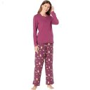 L.L.Bean Cozy Pajama Set Print Bramble Berry Dog ID-FlyBTaYq