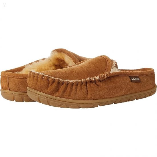 L.L.Bean Wicked Good Slipper Scuff III Brown ID-VJw0MyJ9