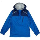 L.L.Bean Trail Model Rain Jacket Color-Block (Big Kids) Deep Sapphire ID-PzdoNjJE