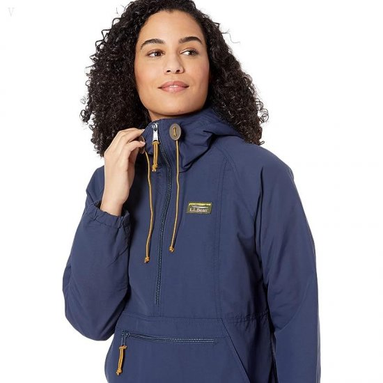 L.L.Bean Mountain Classic Insulated Anorak Nautical Navy ID-E3s9Pwiu