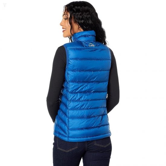 L.L.Bean Ultralight 850 Down Vest Ocean Blue ID-Nde6WEpD