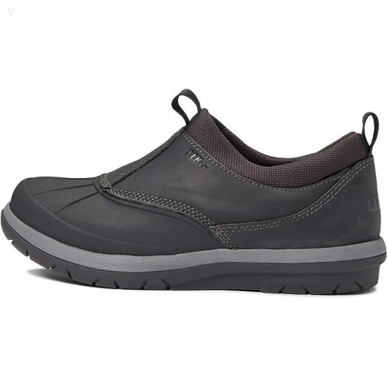 L.L.Bean Storm Chaser Shoe 5 Slip-On Black ID-xsgHWFmu