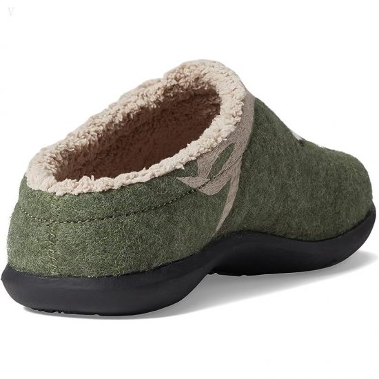 L.L.Bean Daybreak Scuffs Motif Green/Baby Panda ID-s3EItsVF