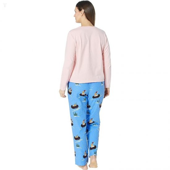 L.L.Bean Petite Camp Pajama Set Blush ID-nnXYcUx0