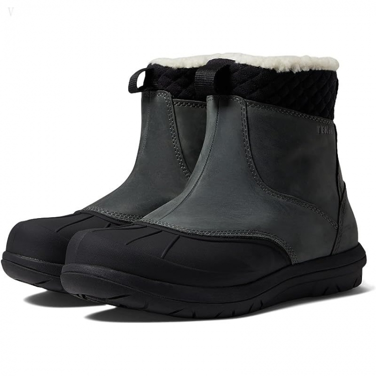 L.L.Bean Storm Chaser Boots Zip 5 Shale Gray/Black ID-uXwDdXN9 - Click Image to Close