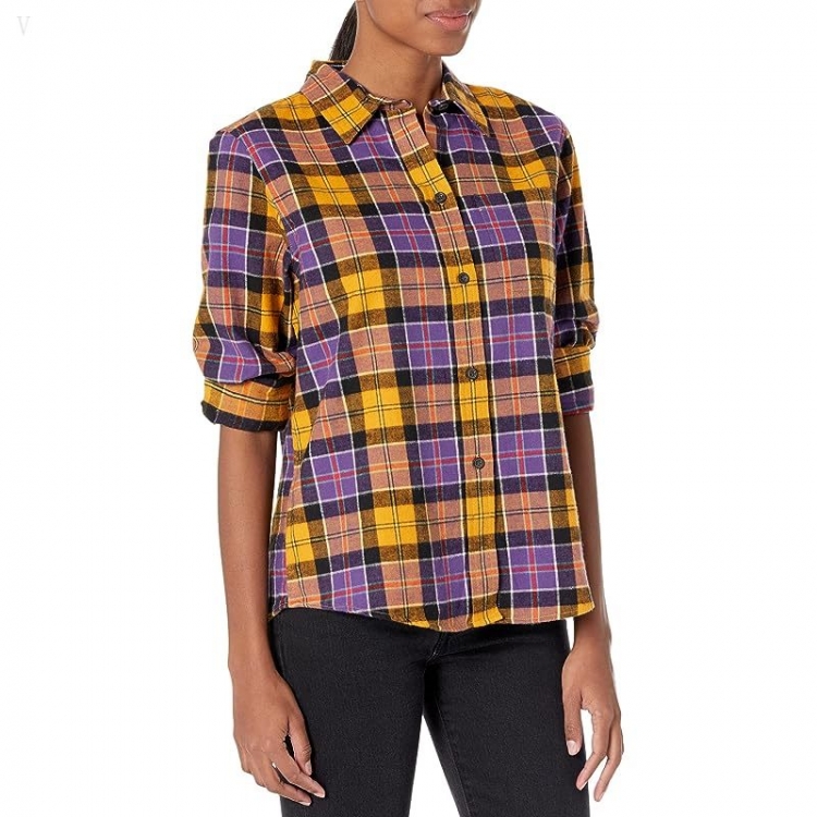 L.L.Bean Petite Scotch Plaid Shirt Indigo Tartan ID-AUhyJVu2 - Click Image to Close