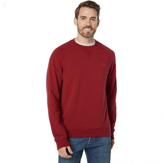 L.L.Bean Camp Crew Neck Mountain Red ID-cjPmTOU2