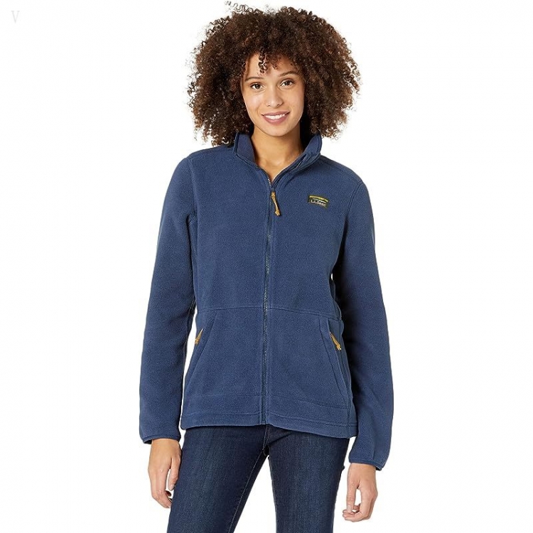 L.L.Bean Mountain Classic Fleece Jacket Nautical Navy ID-Pmj5rtlK - Click Image to Close