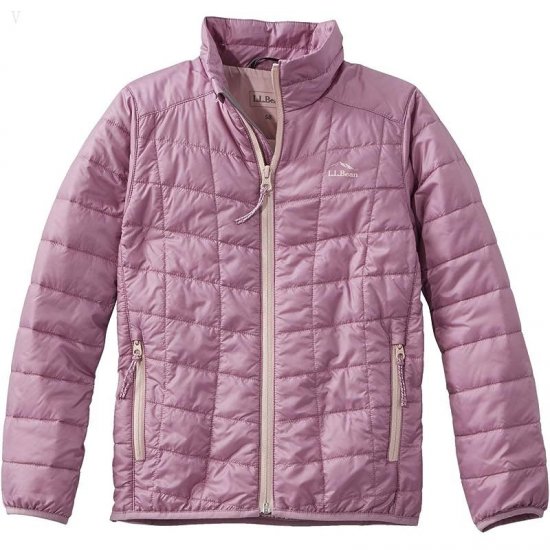 L.L.Bean PrimaLoft Packaway Jacket (Big Kids) Mauve Berry ID-I2gTjU9Q