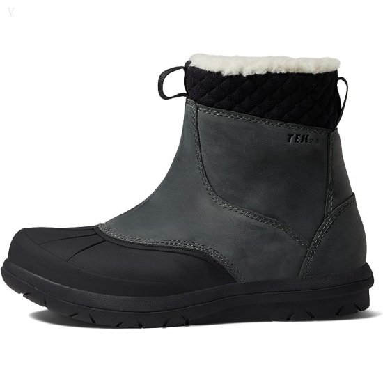 L.L.Bean Storm Chaser Boots Zip 5 Shale Gray/Black ID-uXwDdXN9