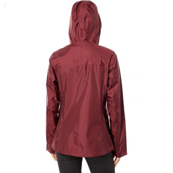 L.L.Bean Trail Model Rain Jacket Burgundy ID-AmeZzzlj