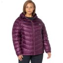 L.L.Bean Plus Size Ultralight 850 Down Hooded Jacket Royal Plum ID-R0W5G4PJ