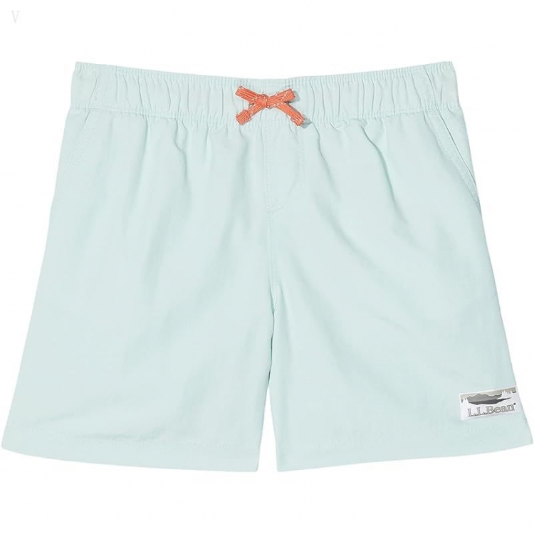 L.L.Bean Stowaway Shorts (Big Kids) Cool Sea Blue ID-xdtZmqHL - Click Image to Close