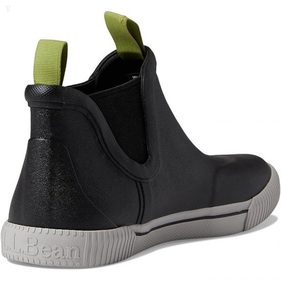 L.L.Bean Wellie Sport Rubber Chelsea Black ID-aTfAsXvq