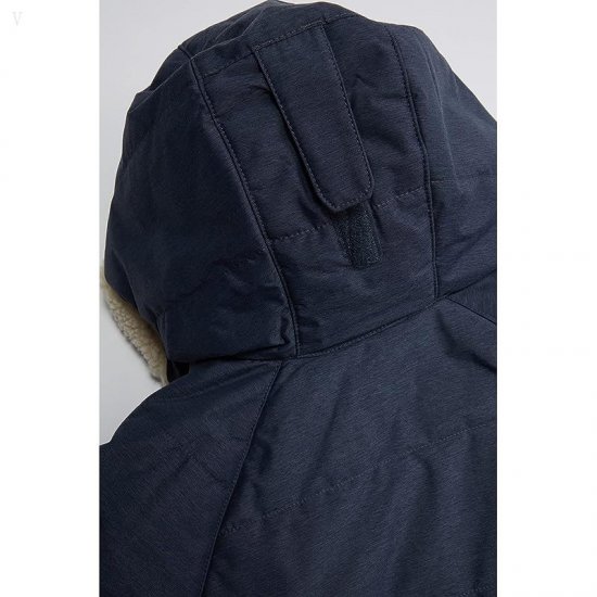 L.L.Bean Mountain Bound Reversible Hooded Jacket (Toddler) Carbon Navy/Soapstone ID-MopwFfm0