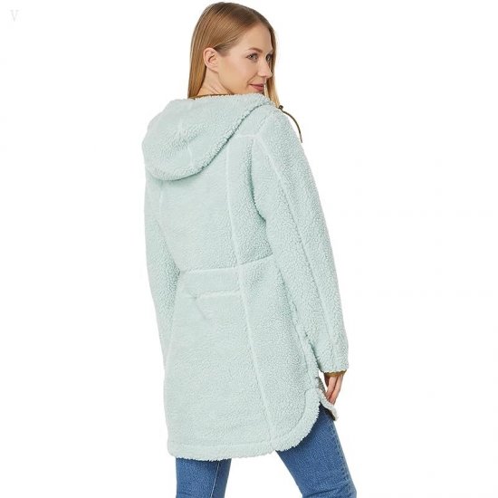 L.L.Bean Mountain Pile Fleece Coat Aqua Light ID-fYTNfTy3