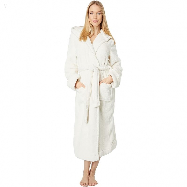 L.L.Bean Wicked Plush Robe Cream ID-oNJp8yjw - Click Image to Close