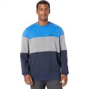 L.L.Bean 1912 Sweatshirt Crew Neck Color-Block - Tall Classic Navy/Deep Sapphire ID-7oJm67Z1