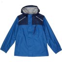 L.L.Bean Trail Model Rain Jacket Color-Block (Little Kids) Deep Sapphire ID-XyHIKtwk