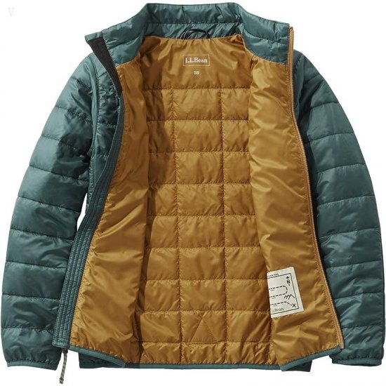 L.L.Bean PrimaLoft Packaway Jacket (Big Kids) Spruce Pine ID-gGPYtGdW