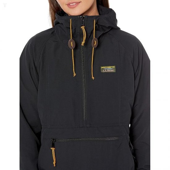 L.L.Bean Petite Mountain Classic Anorak Black ID-G0KQuVOP