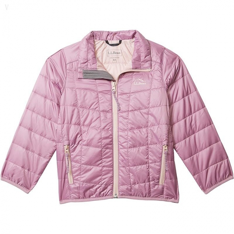 L.L.Bean PrimaLoft Packaway Jacket (Little Kids) Mauve Berry ID-dI6KDhKq - Click Image to Close