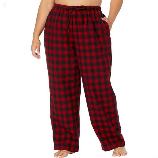 L.L.Bean Plus Size Scotch Plaid Flannel Pajamas Plaid Rob Roy ID-aYx04oLw