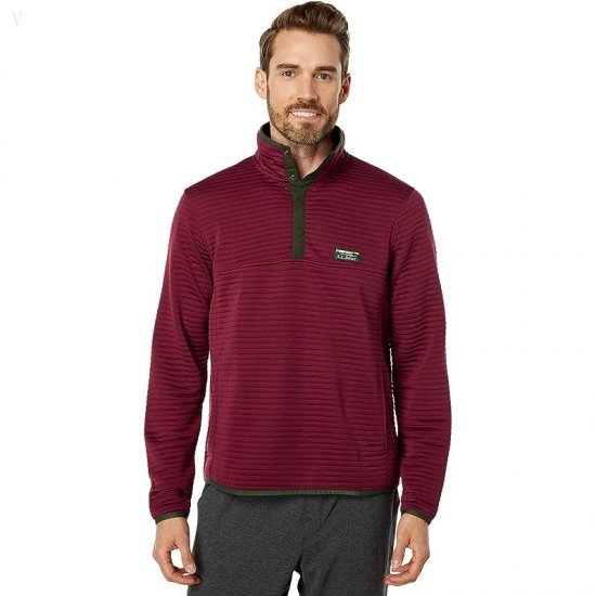 L.L.Bean Airlight Knit Pullover Red Wine ID-TfvKDdxf