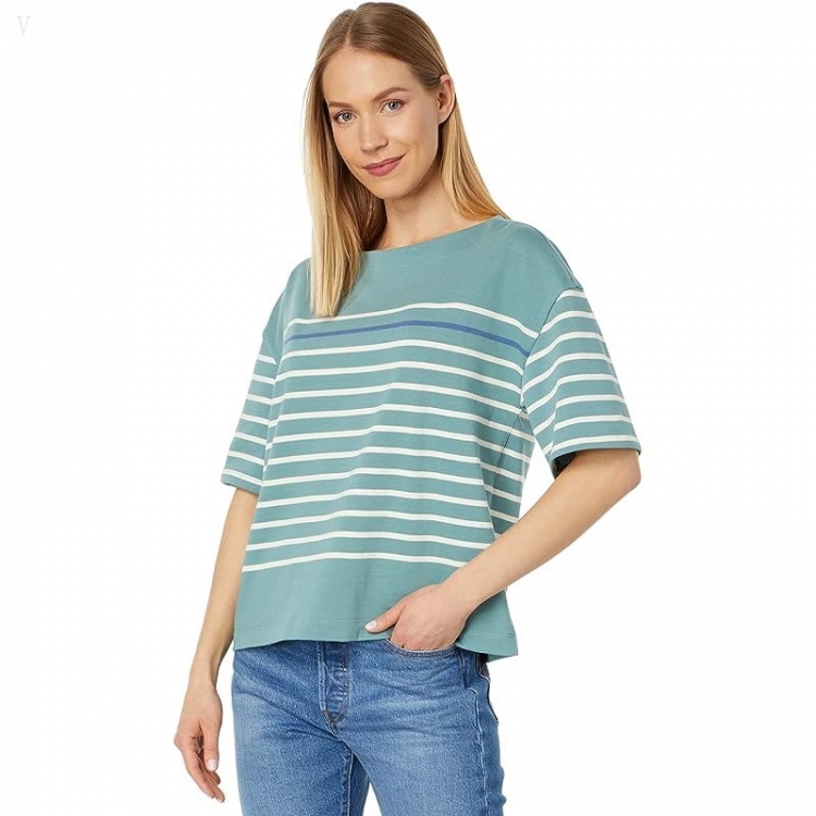 L.L.Bean Signature French Sailor Tee Sea Pine ID-fuGxOmu6 - Click Image to Close