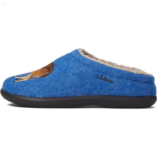 L.L.Bean Daybreak Scuffs Motif Light Cobalt/Doe ID-0x9pzMFz