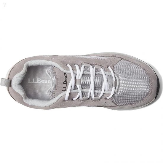 L.L.Bean Bean\'s Comfort Fitness Walker Suede Mesh Frost Gray ID-4AkMGRqX