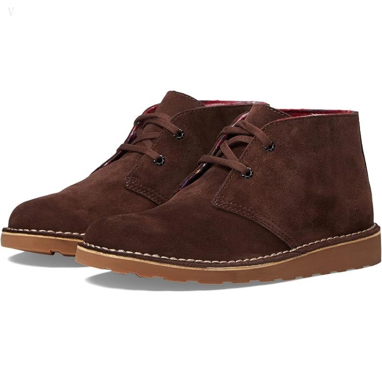 L.L.Bean Stonington Chukka Flannel Root Beer/Royal Stewart ID-fCsxaeVa - Click Image to Close