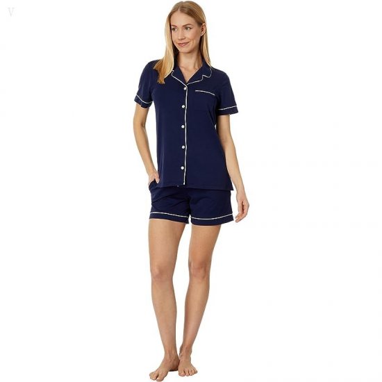 L.L.Bean Super Soft Shrink-Free Shorts Set Bright Navy ID-XqakZYCg