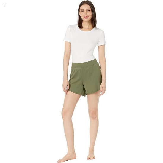 L.L.Bean Restore Sleep Shorts Deep Olive ID-I1adtski