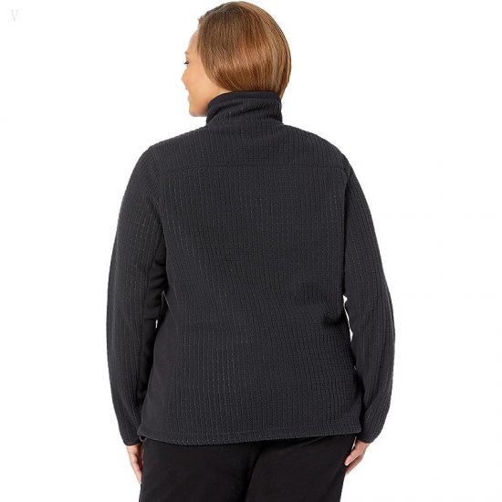 L.L.Bean Plus Size Mountain Classic Windproof Fleece Jacket Black ID-JLLw9MXb