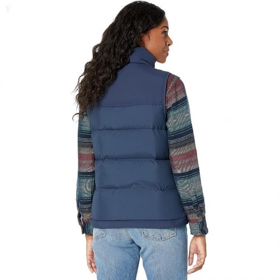 L.L.Bean Petite Mountain Classic Down Vest Nautical Navy ID-hsLyB2Z5