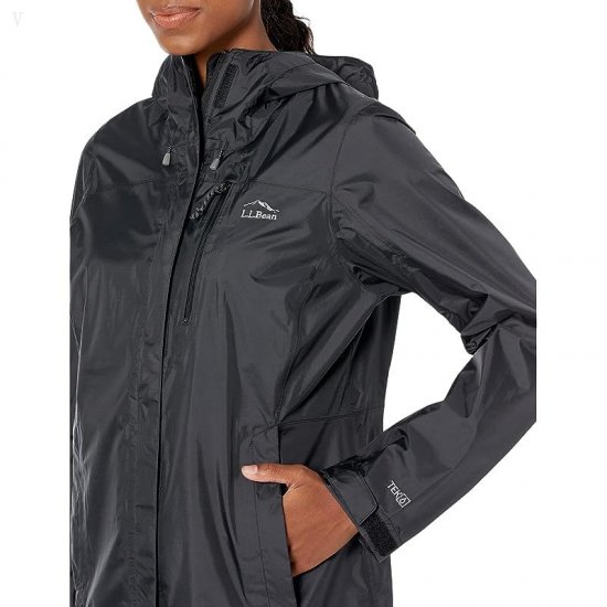 L.L.Bean Petite Trail Model Rain Jacket Black ID-lO8brQfu