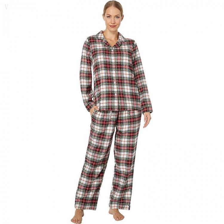 L.L.Bean Petite Scotch Plaid Flannel Pajamas Plaid Stewart Victoria Tartan ID-QGFRzHg3 - Click Image to Close