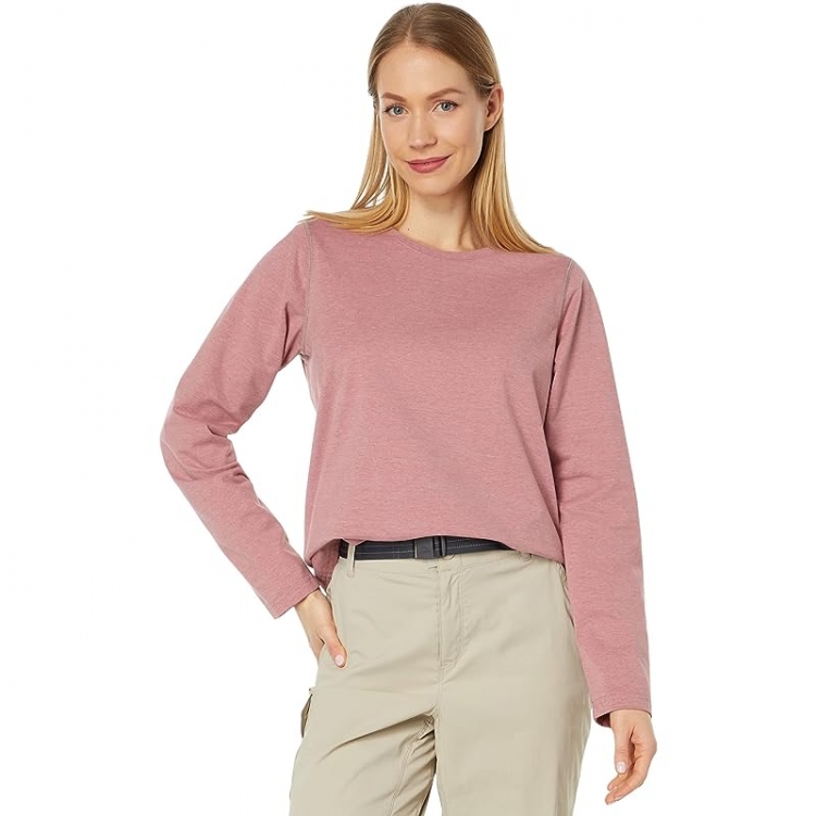 L.L.Bean Insect Shield Field Tee Long Sleeve Washed Orchid ID-UFIpj6cT - Click Image to Close