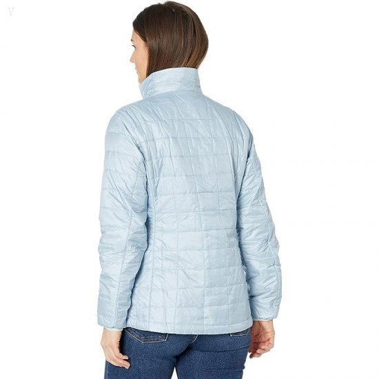 L.L.Bean Petite Primaloft Packaway Jacket Foggy Blue/Pale Sky Blue ID-XEo5oigc