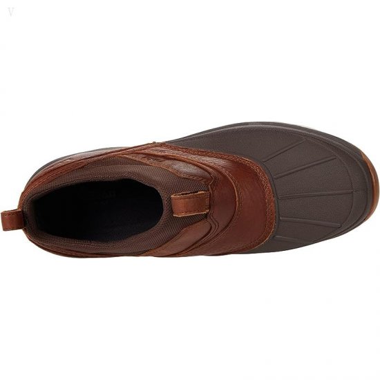 L.L.Bean Storm Chaser Slip On 5 Leather Oakwood ID-sh2HxjOf