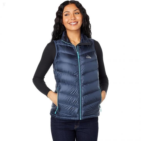 L.L.Bean Ultralight 850 Down Vest Carbon Navy ID-GO85GeNx